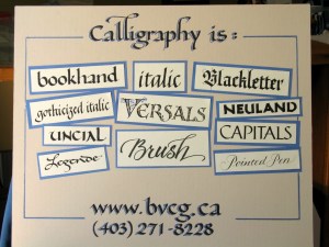 Calligraphy is...