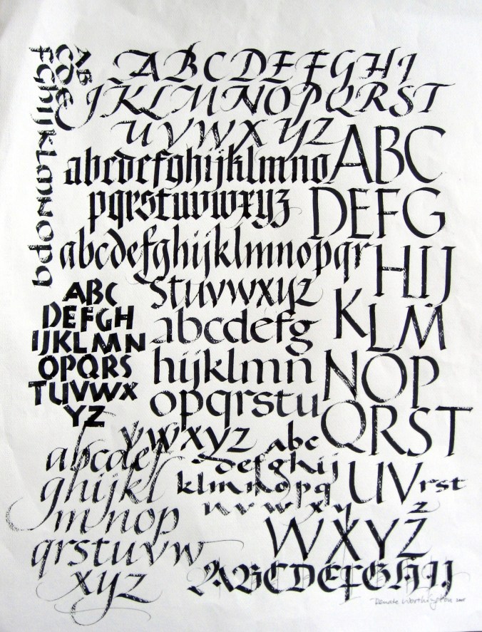 Alphabets poster